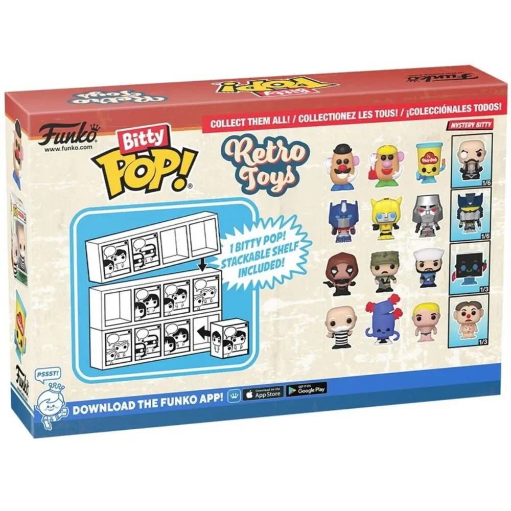 FUNKO Bitty POP!: Retro Toys - Mr. Potato Head 4-Pack  COLLECTABLES - Picture 3 of 4